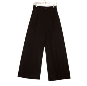 New Women's Commense‎ Black Wide Leg Silky Soft Pants Trousers Size Medium NWT
